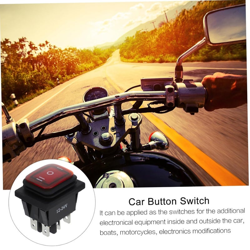 Cabilock 6 Pin 3 Way 12V Waterproof Rocker Switch On Off For Boat Car Home Appliances - Image 4